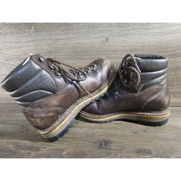 Hanwag Grunten Hiking Boot Lady Womens 5.5 EU 37.5 Brown Leather Gorpcore Lace - Picture 8 of 11